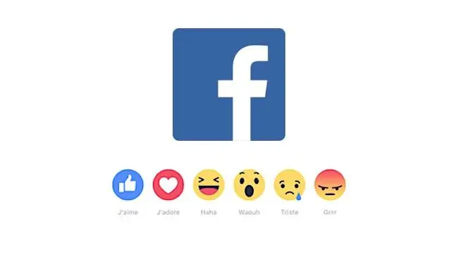 Illustration Les nouveaux boutons j’aime de Facebook