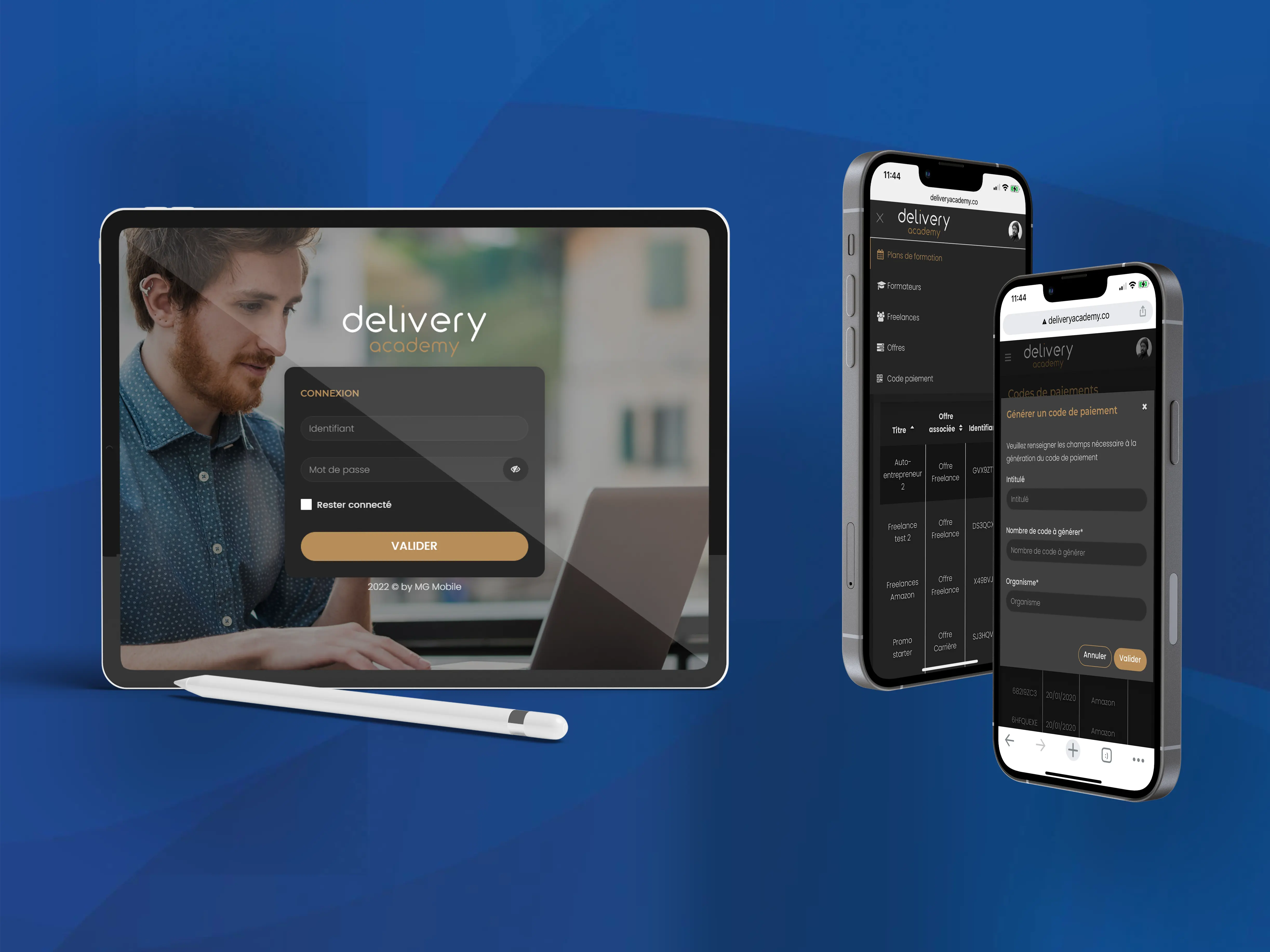 Application web Delivery Academy