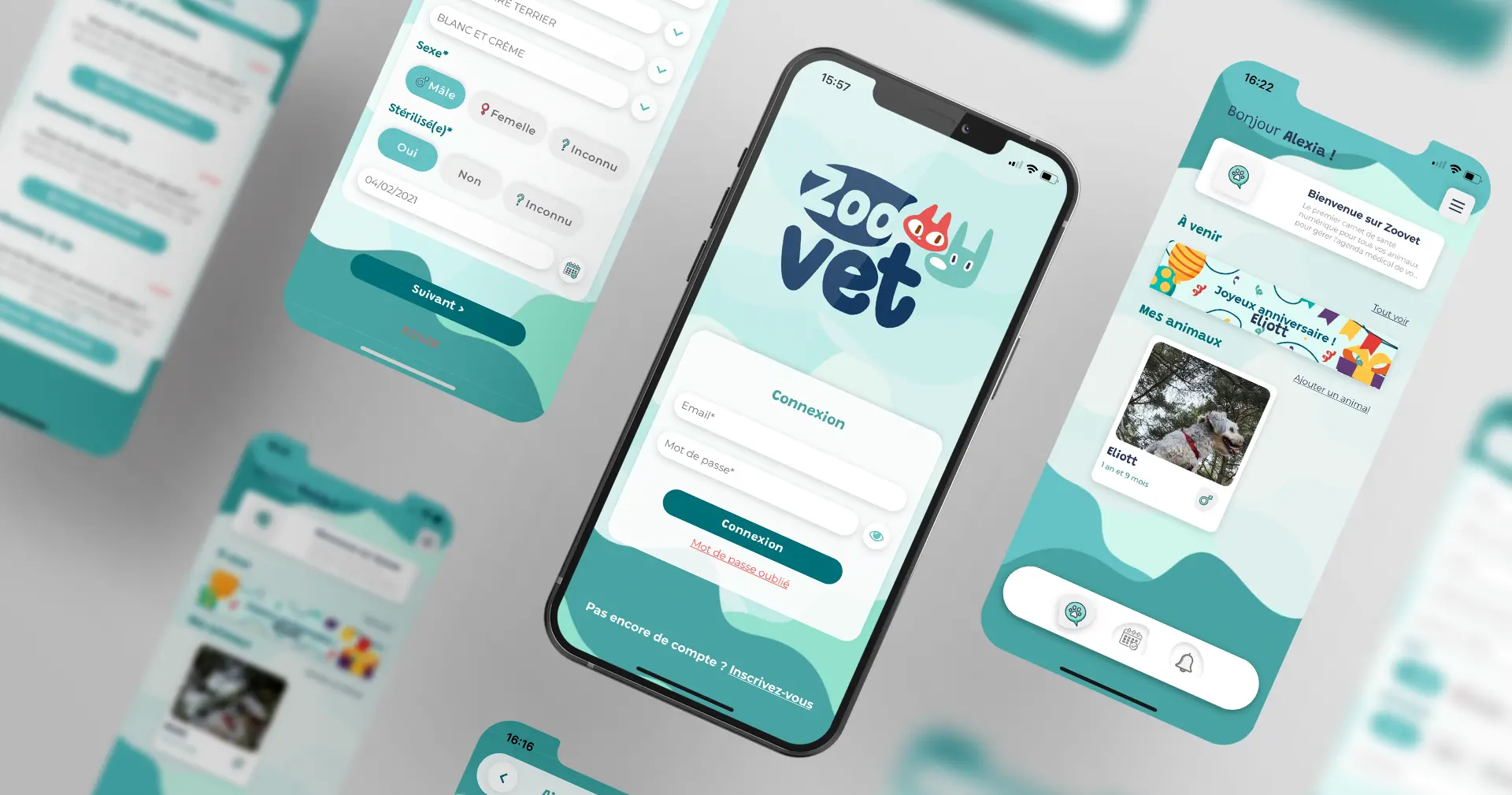 Illustration Application mobile Zoovet